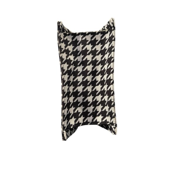 Like Dreams Houndstooth Two Tone Black & White Handbag Purse - Picture 3 of 7
